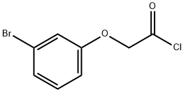 (3-bromophenoxy)acetyl chloride Struktur