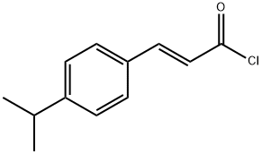 (2E)-3-(4-isopropylphenyl)acryloyl chloride Struktur