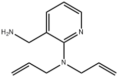 N,N-Diallyl-3-(aminomethyl)-2-pyridinamine Struktur