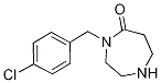 4-(4-Chlorobenzyl)-1,4-diazepan-5-one Struktur