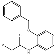 N-[2-(Benzyloxy)phenyl]-2-bromoacetamide Struktur