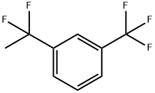 1-(1,1-Difluoroethyl)-3-(trifluoromethyl)benzene Struktur