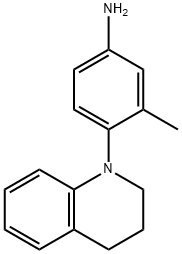 4-[3,4-Dihydro-1(2H)-quinolinyl]-3-methylaniline Struktur