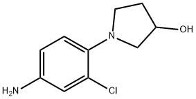 1-(4-Amino-2-chlorophenyl)-3-pyrrolidinol Struktur