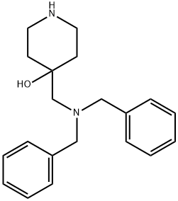 4-[(Dibenzylamino)methyl]-4-piperidinol Struktur