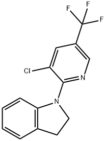 1-[3-Chloro-5-(trifluoromethyl)-2-pyridinyl]-indoline Struktur