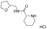 N-(Tetrahydro-2-furanylmethyl)-2-piperidinecarboxamide hydrochloride Struktur