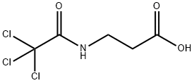 N-(2,2,2-Trichloroacetyl)-beta-alanine Struktur