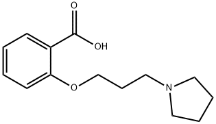 2-(3-Pyrrolidin-1-yl-propoxy)-benzoic acid Struktur