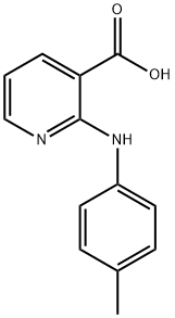 2-(4-Toluidino)nicotinic acid Struktur