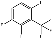 2-(1,1-Difluoroethyl)-1,3,4-trifluorobenzene Struktur