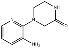 4-(3-Amino-2-pyridinyl)-2-piperazinone Struktur