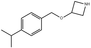 3-[(4-Isopropylbenzyl)oxy]azetidine Struktur