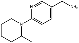 [6-(2-Methyl-1-piperidinyl)-3-pyridinyl]-methanamine Struktur