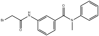 3-[(2-Bromoacetyl)amino]-N-methyl-N-phenylbenzamide Struktur