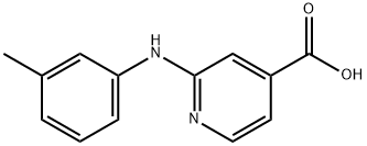 2-(3-Toluidino)isonicotinic acid Struktur