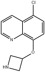 8-(3-Azetidinyloxy)-5-chloroquinoline Struktur