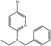 N-Benzyl-5-bromo-N-ethyl-2-pyridinamine Struktur