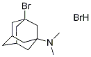 3-bromo-N,N-dimethyladamantan-1-amine Struktur