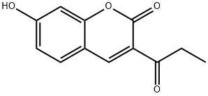 7-Hydroxy-3-propionyl-2H-chromen-2-one Struktur