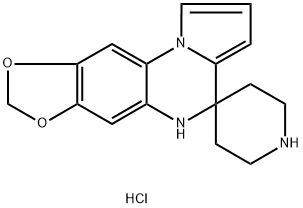 12',14'-Dioxa-2',8' lambda {2}-diazaspiro[1 lambda  {2}- piperidine-4,7'- tetracyclo[7.7.0.0 {2,6}.0 Struktur