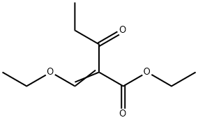 Ethyl (2E)-3-ethoxy-2-propionylacrylate Struktur