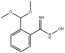 2-(Dimethoxymethyl)-N'-hydroxybenzenecarboximidamide Struktur