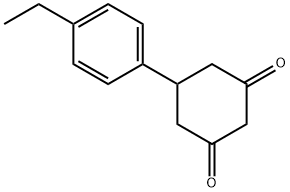 5-(4-Ethylphenyl)cyclohexane-1,3-dione Struktur