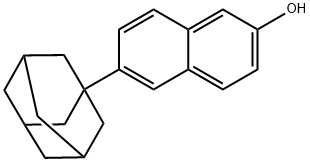 6-(1-Adamantyl)-2-naphthol Struktur