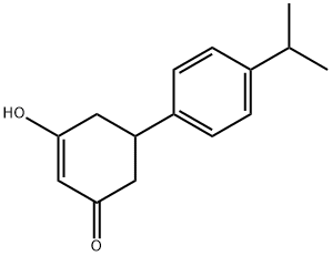 3-Hydroxy-5-(4-isopropylphenyl)cyclohex-2-en-1-one Struktur