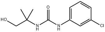 N-(3-Chlorophenyl)-N'-(2-hydroxy-1,1-dimethylethyl)urea Struktur