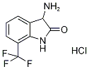 3-Amino-7-(trifluoromethyl)-1,3-dihydro-2H-indol-2-one hydrochloride Struktur