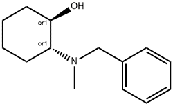 trans-2-[Benzyl(methyl)amino]cyclohexanol Struktur