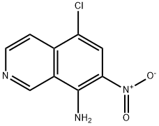 5-Chloro-7-nitroisoquinolin-8-amine Struktur