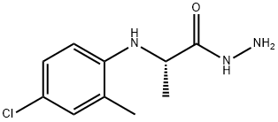 2-[(4-Chloro-2-methylphenyl)amino]propanohydrazide Struktur