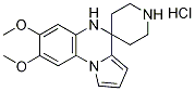 7,8-Dimethoxy-4,5-dihydrospiro[pyrrolo(1,2-a)-quinoxaline-4,4'-piperidine] hydrochloride Struktur