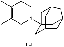 1-(1-Adamantyl)-4,5-dimethyl-1,2,3,6-tetrahydropyridine hydrochloride Struktur