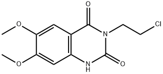 3-(2-Chloroethyl)-6,7-dimethoxyquinazoline-2,4(1H,3H)-dione Struktur