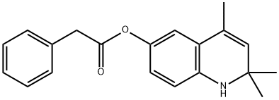 2,2,4-Trimethyl-1,2-dihydroquinolin-6-yl phenylacetate Struktur