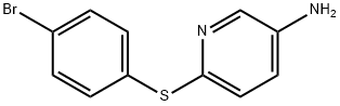 6-[(4-Bromophenyl)sulfanyl]-3-pyridinylamine Struktur