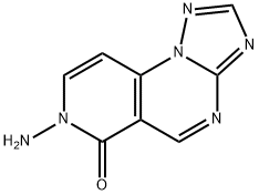 7-Aminopyrido[3,4-e][1,2,4]triazolo-[1,5-a]pyrimidin-6(7H)-one Struktur