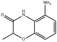 5-Amino-3,4-dihydro-2-methyl-3-oxo-2H-1,4-benzoxazine Struktur