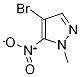 4-broMo-1-Methyl-5-nitro-1H-pyrazole Struktur