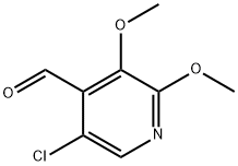 5-Chloro-2,3-dimethoxyisonicotinaldehyde Struktur