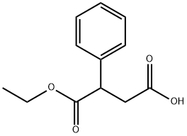 4-Ethoxy-4-oxo-3-phenylbutanoic acid Struktur