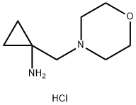 [1-(Morpholin-4-ylmethyl)cyclopropyl]-amine dihydrochloride Struktur