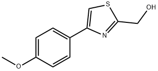 [4-(4-Methoxyphenyl)-1,3-thiazol-2-yl]methanol Struktur