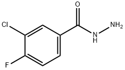 3-Chloro-4-fluorobenzohydrazide Struktur