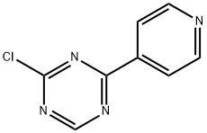 2-CHLORO-4-PYRIDIN-4-YL-1,3,5-TRIAZINE Struktur