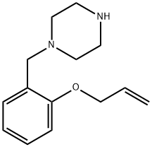 1-[2-(ALLYLOXY)BENZYL]PIPERAZINE Struktur